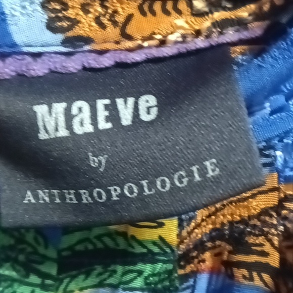 Maeve Dresses & Skirts - FINAL PRICE NWOT MAEVE by Anthropologie floral paisley print mock collar dress